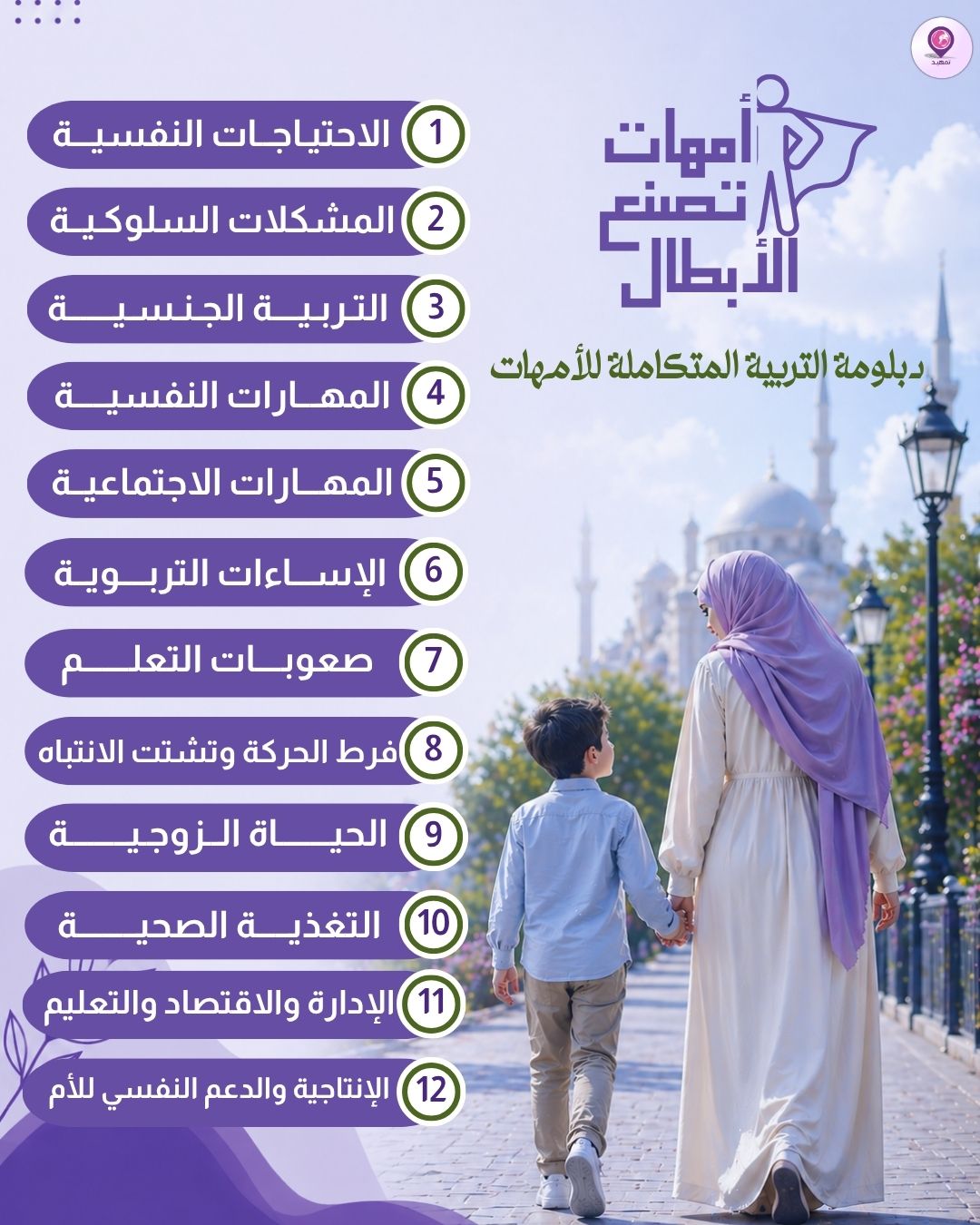 أمهات تصنع الأبطال - الدبلومة المتكاملة للأمهات